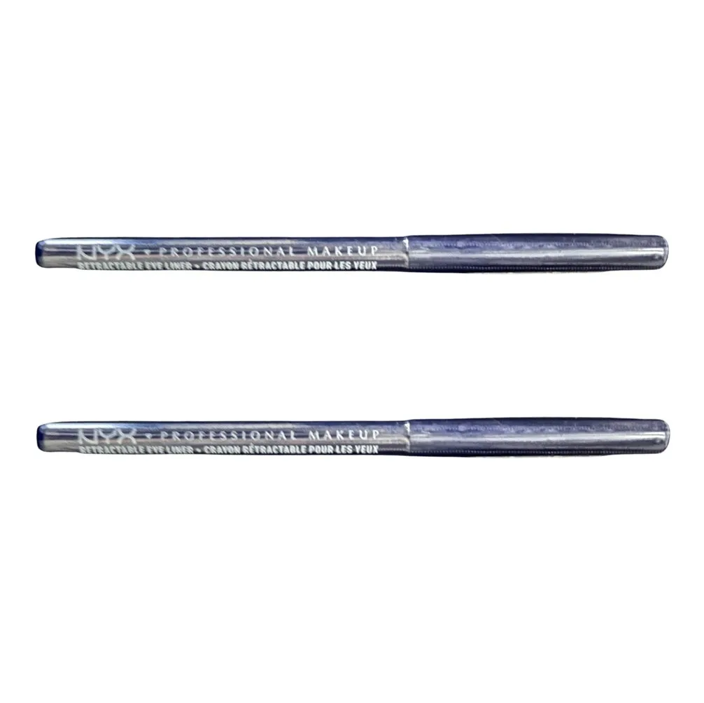Pack of 2 NYX Professional Makeup Retractable Mechanical Eye Liner, Deep Blue MPE14