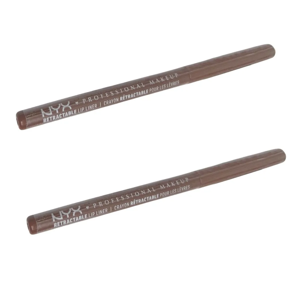 Pack of 2 NYX Professional Makeup Retractable Mechanical Lip Liner, Cocoa MPL17