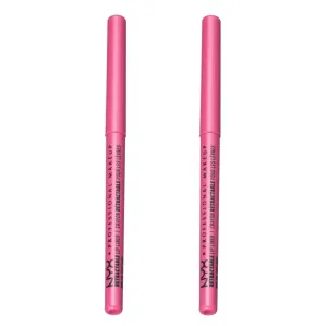 Pack of 2 NYX Professional Makeup Retractable Mechanical Lip Liner, Hot Pink MPL20