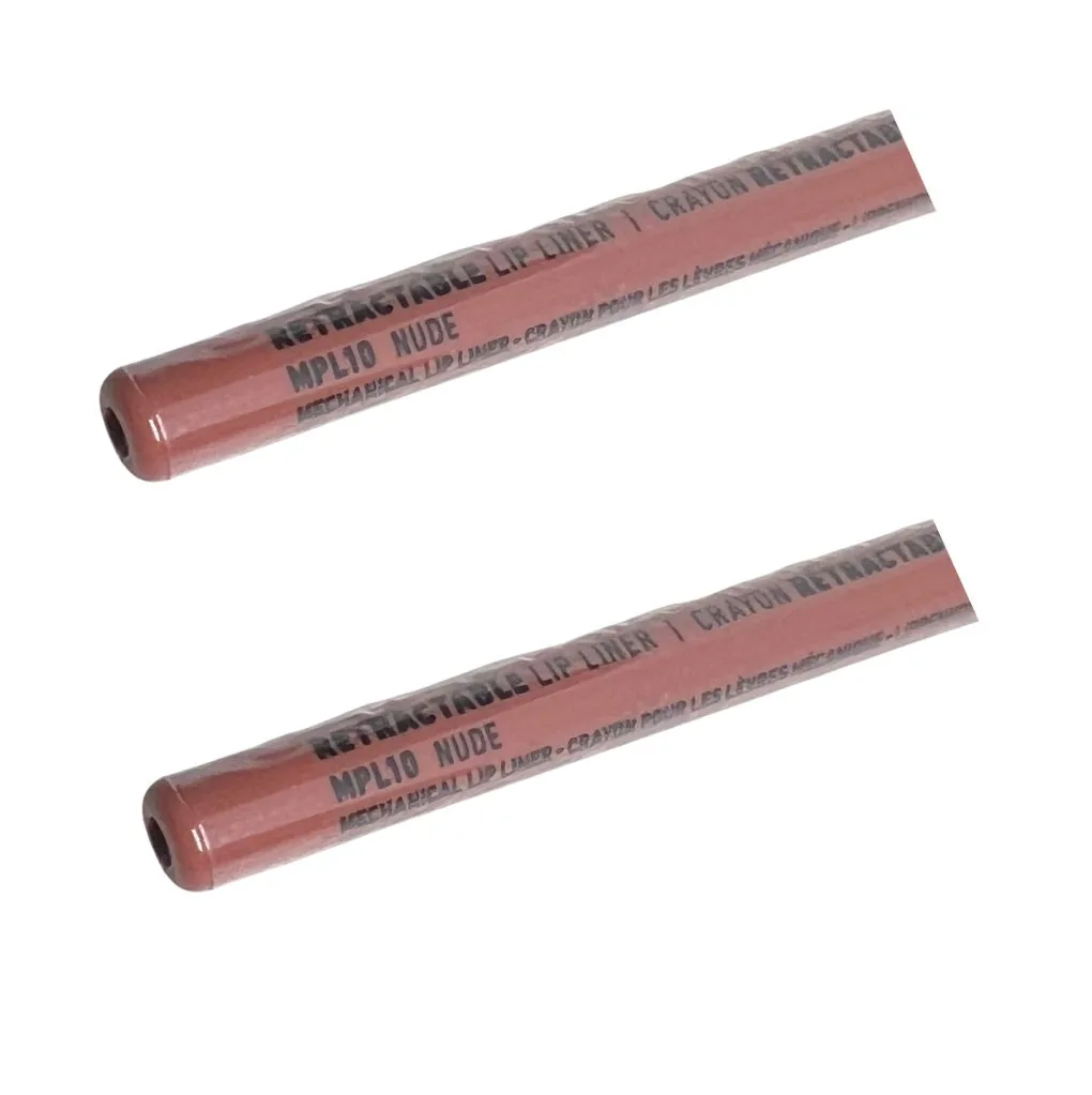 Pack of 2 NYX Professional Makeup Retractable Mechanical Lip Liner, Nude MPL10