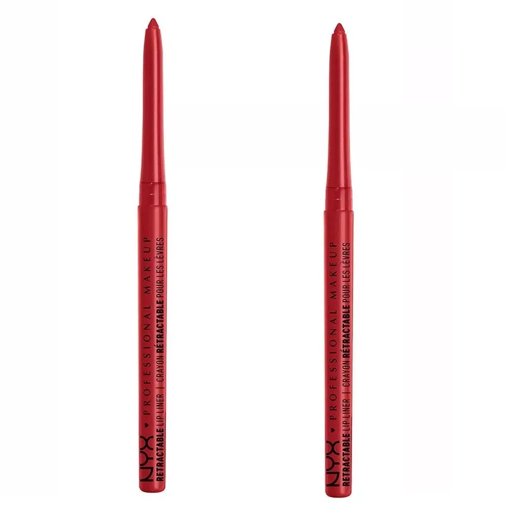 Pack of 2 NYX Professional Makeup Retractable Mechanical Lip Liner, Red MPL11