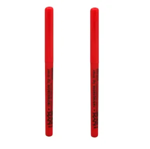 Pack of 2 NYX Professional Makeup Retractable Mechanical Lip Liner, Ruby MPL09