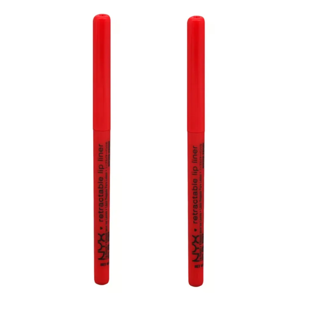 Pack of 2 NYX Professional Makeup Retractable Mechanical Lip Liner, Ruby MPL09