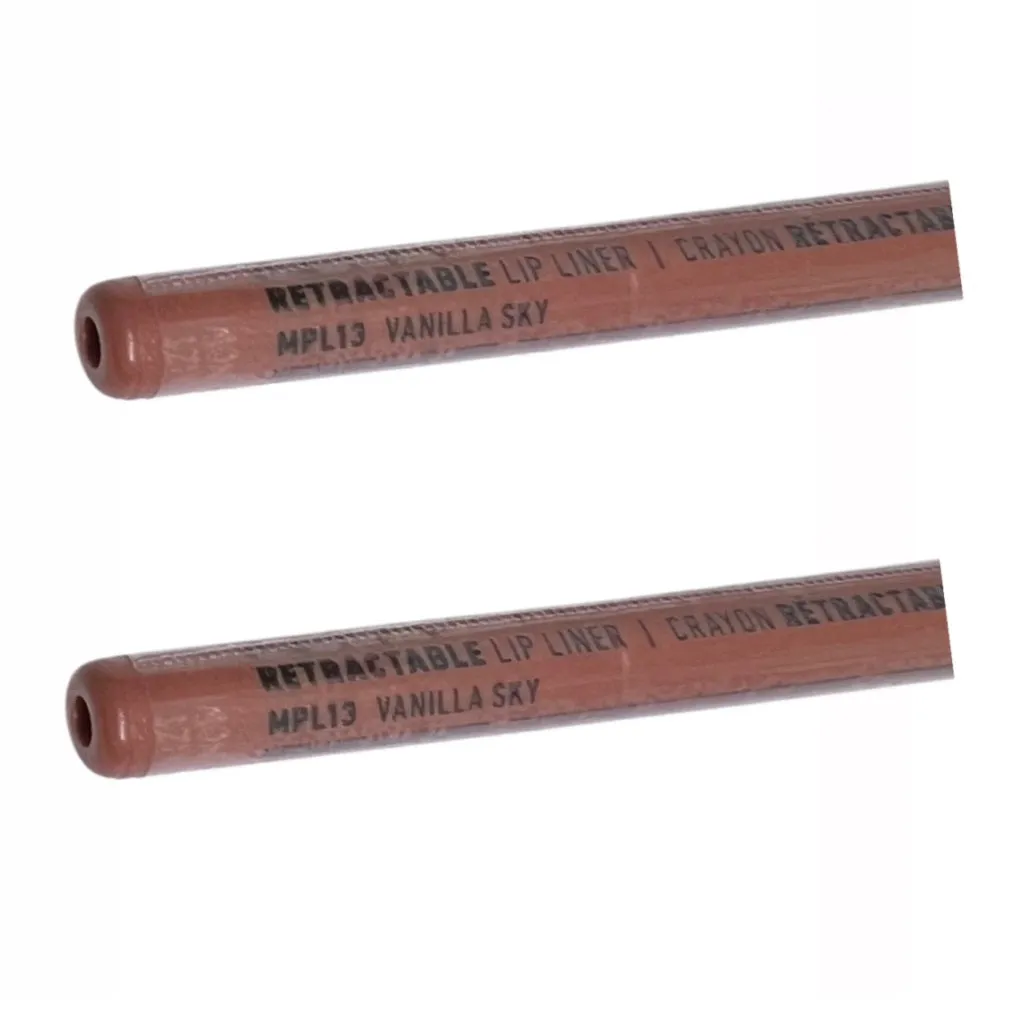 Pack of 2 NYX Professional Makeup Retractable Mechanical Lip Liner, Vanilla Sky MPL13