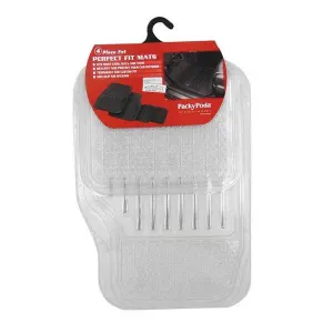 Packy poda Perfect Fit Car Mat-Set Of 3 Transparent