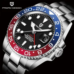 PAGANI DESIGN Luxury Men's GMT Mechanical Watch