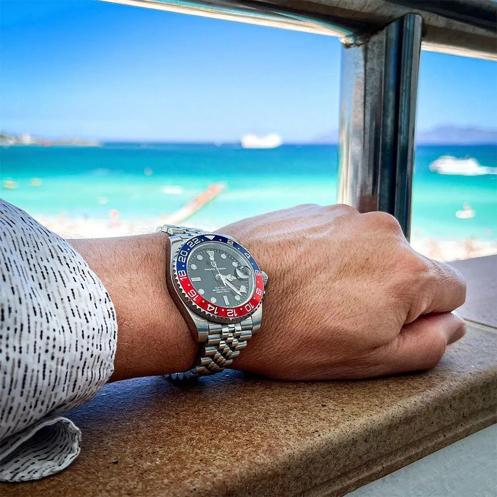 PAGANI DESIGN Luxury Men's GMT Mechanical Watch