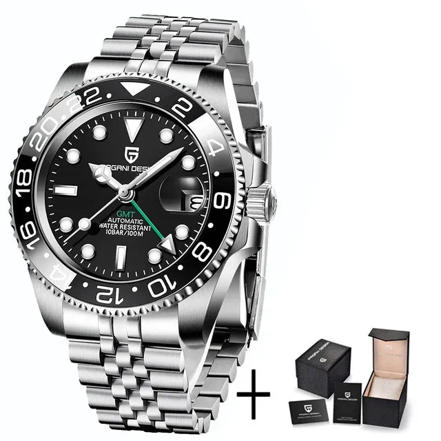 PAGANI DESIGN Luxury Men's GMT Mechanical Watch