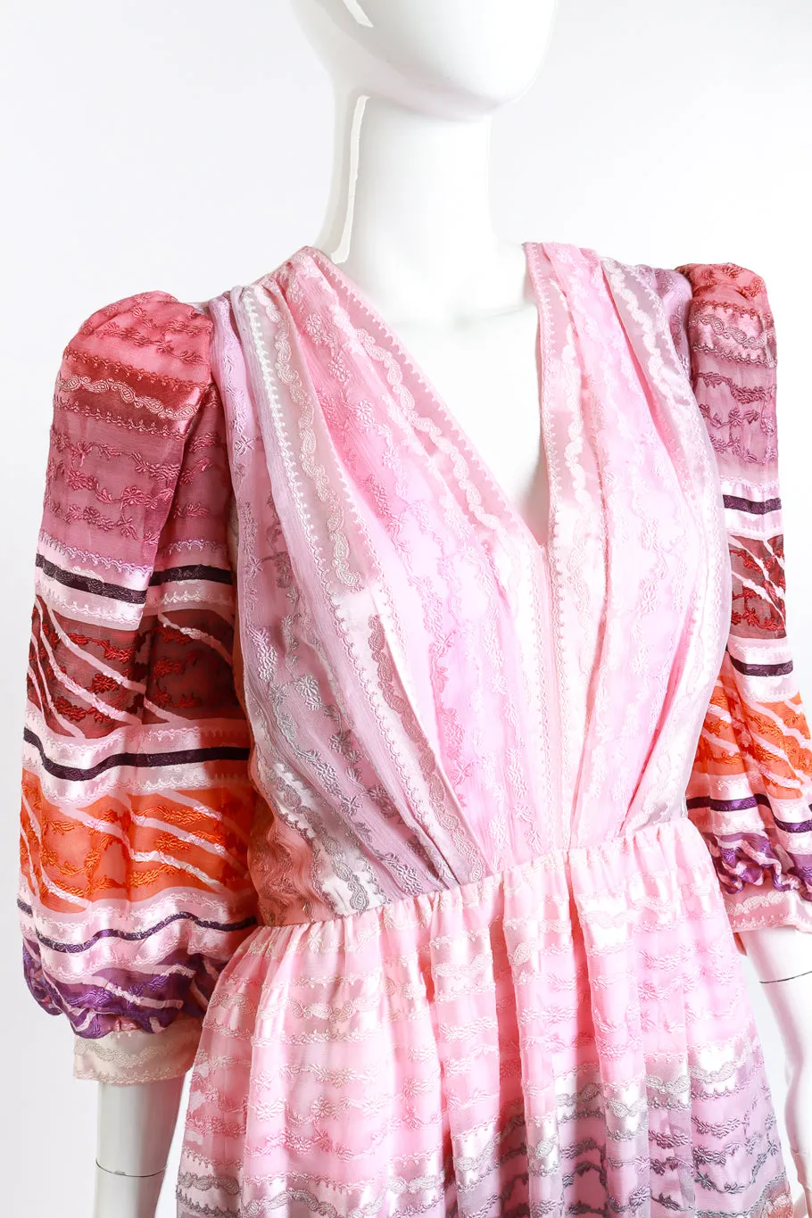 Paisley Stripe Dress