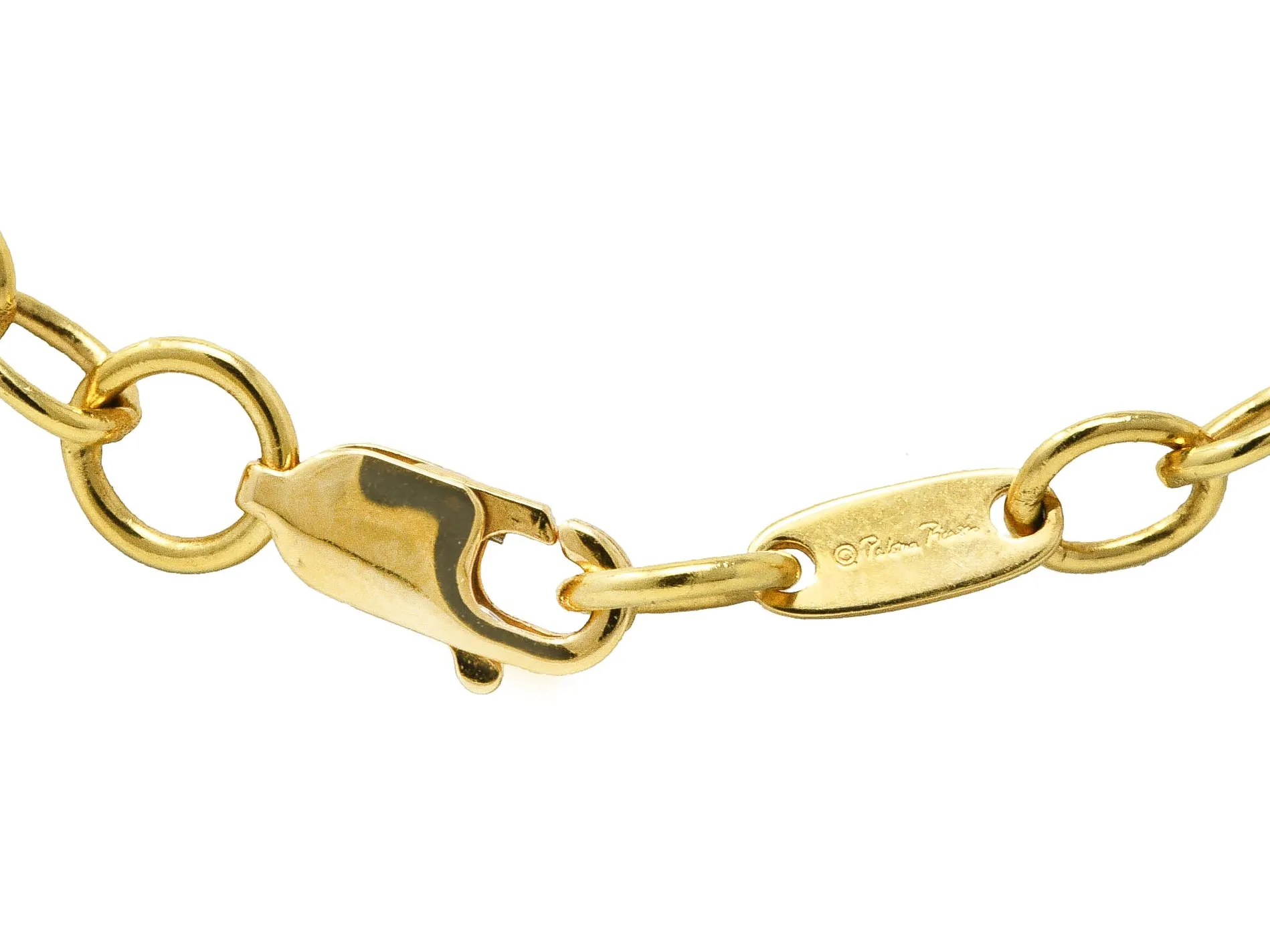 Paloma Picasso Tiffany & Co. Crystal Quartz 18 Karat Yellow Gold Pendant Necklace