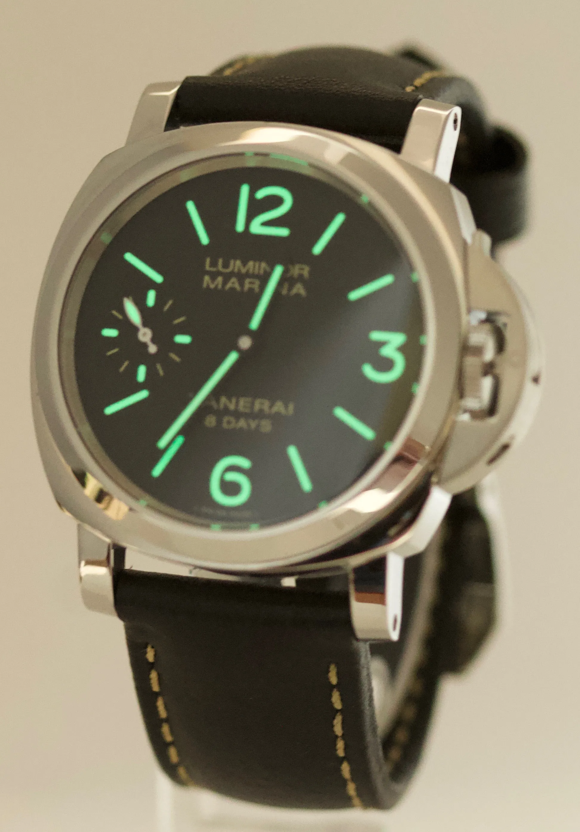 Panerai Luminor Marina 8 Days Acciaio PAM 510 44mm Stainless Watch PAM00510