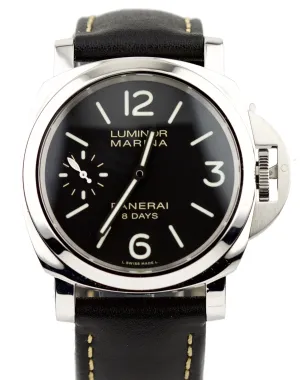 Panerai Luminor Marina 8 Days Acciaio PAM 510 44mm Stainless Watch PAM00510