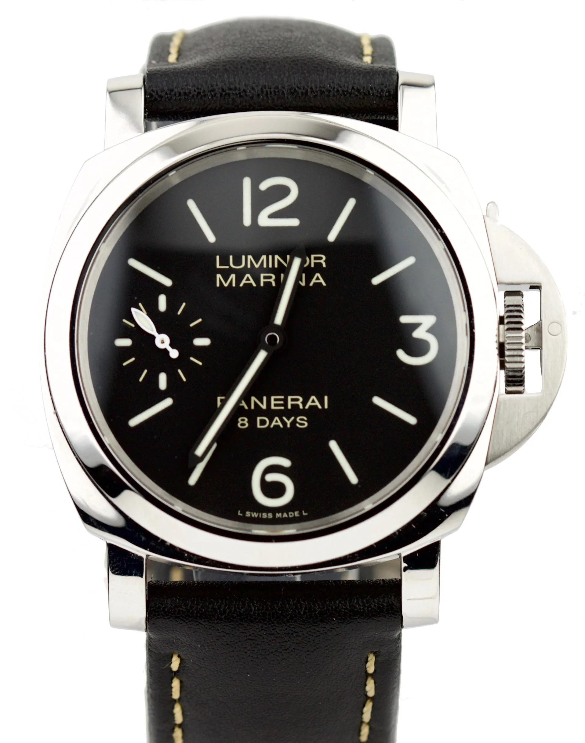 Panerai Luminor Marina 8 Days Acciaio PAM 510 44mm Stainless Watch PAM00510
