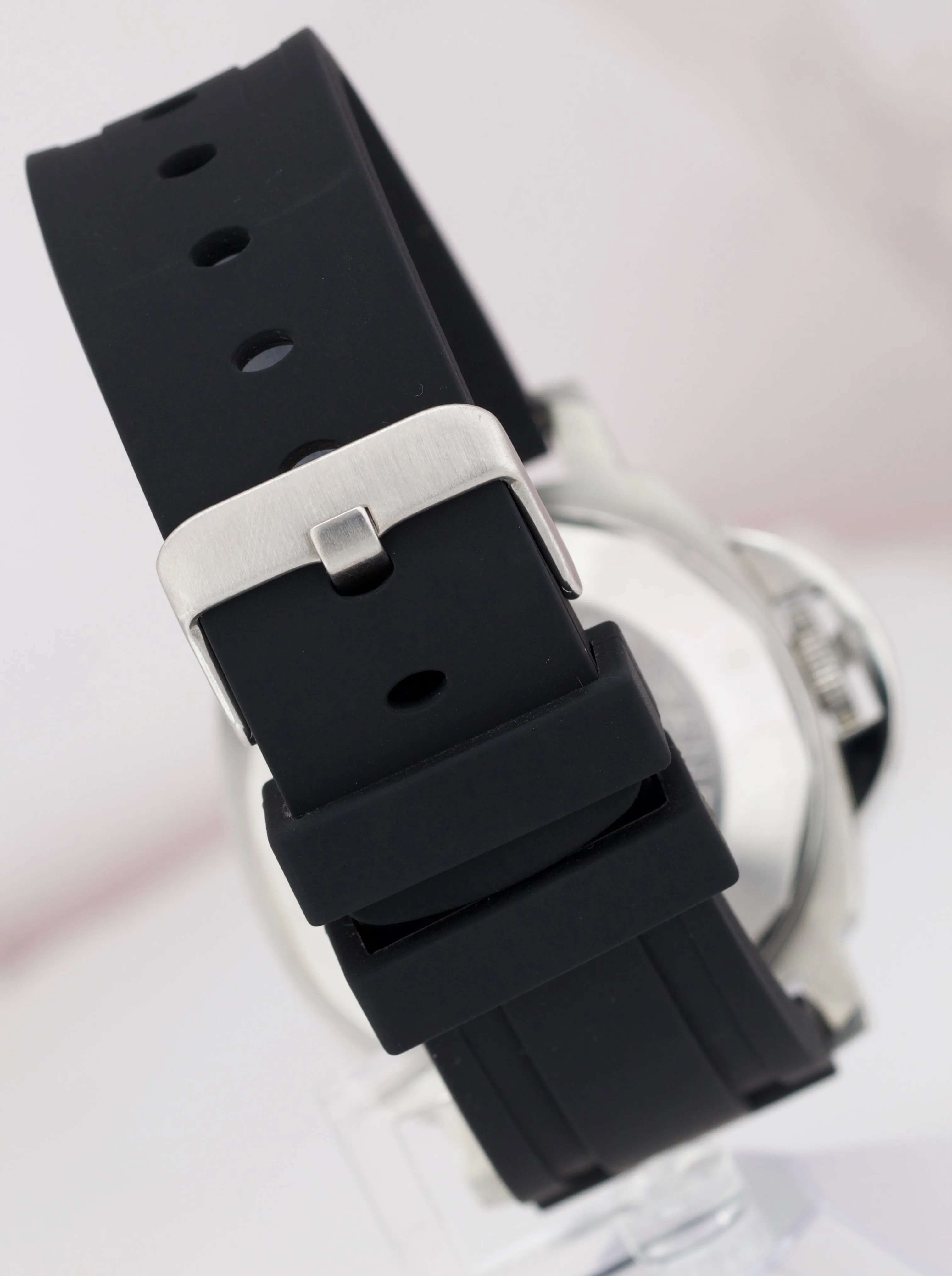 Panerai PAM 164 44mm Luminor Marina Stainless Rubber Automatic Watch PAM00164