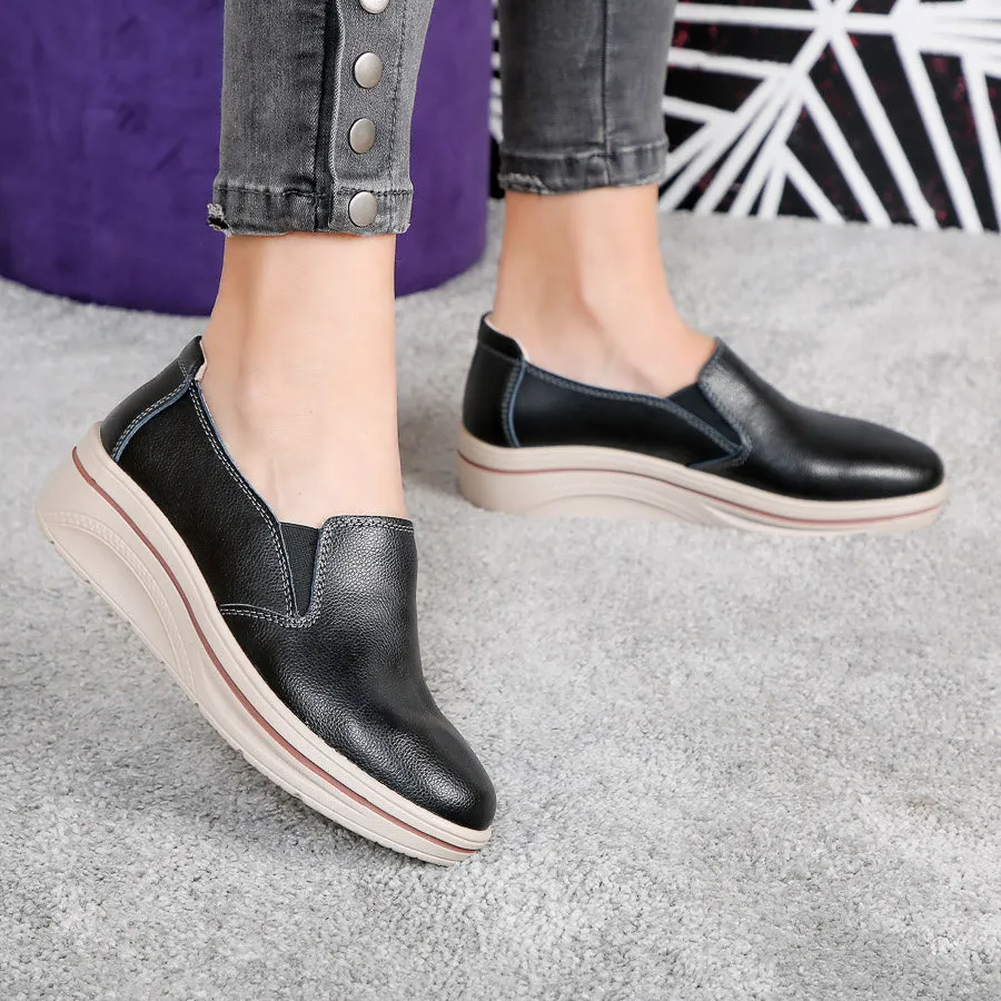 Pantofi cu platforma Abriele - Black