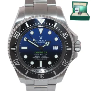PAPERS 2016 Rolex Sea-Dweller Deepsea James Cameron Blue 116660 44mm Watch