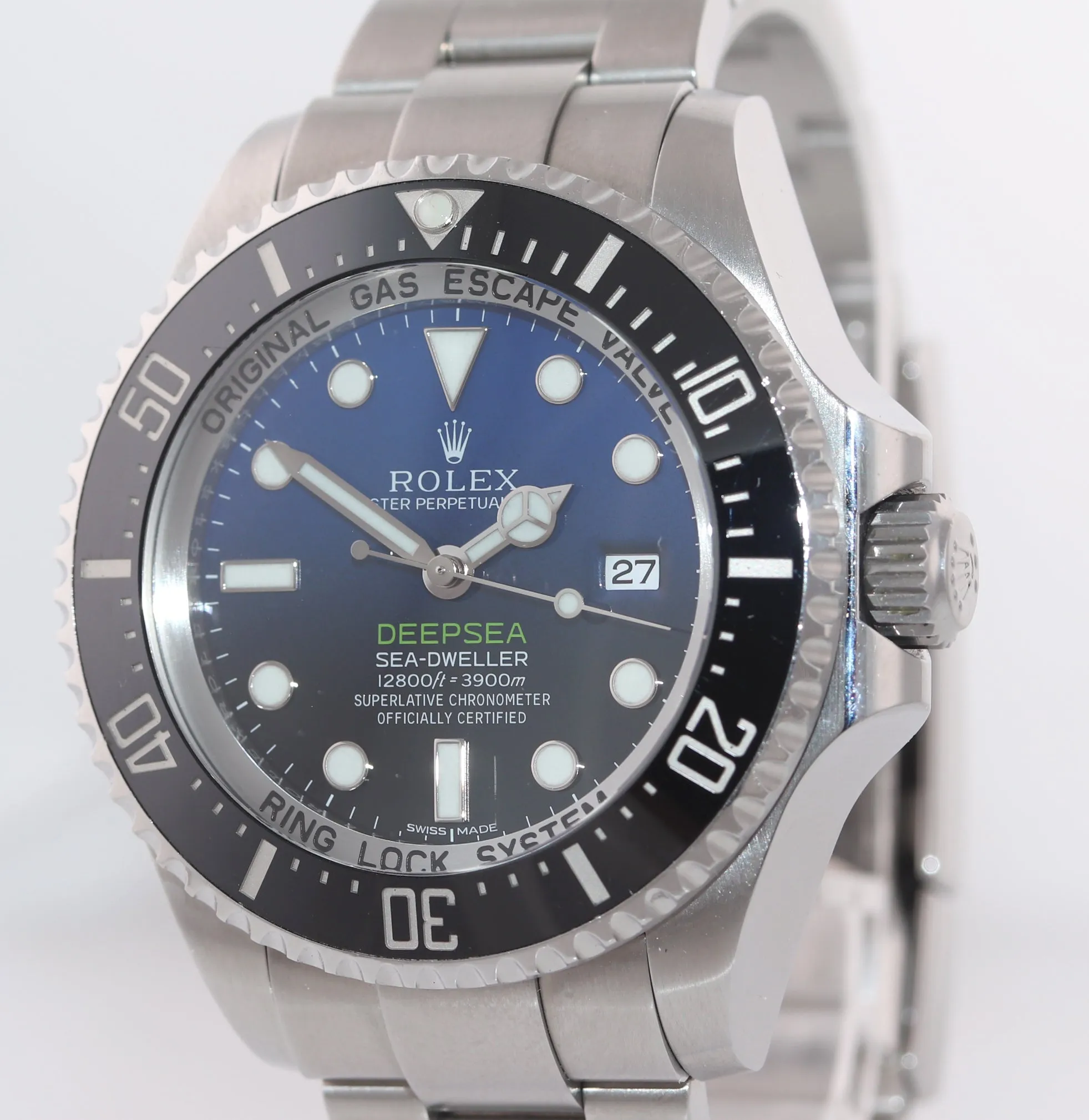 PAPERS 2016 Rolex Sea-Dweller Deepsea James Cameron Blue 116660 44mm Watch