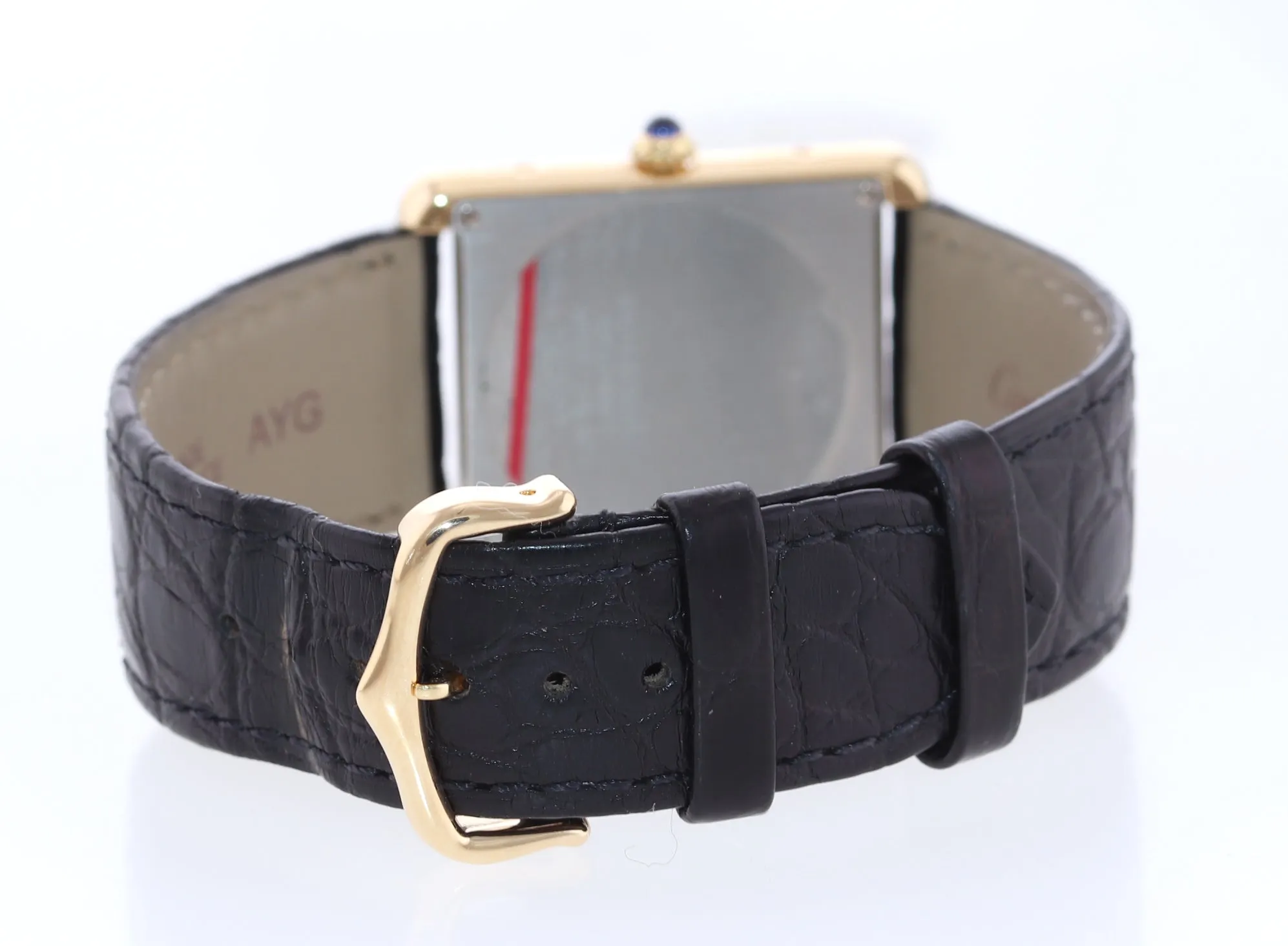 PAPERS Cartier Tank Solo Gold Steel Silver Roman 2742 Large 27mm Quartz Watch
