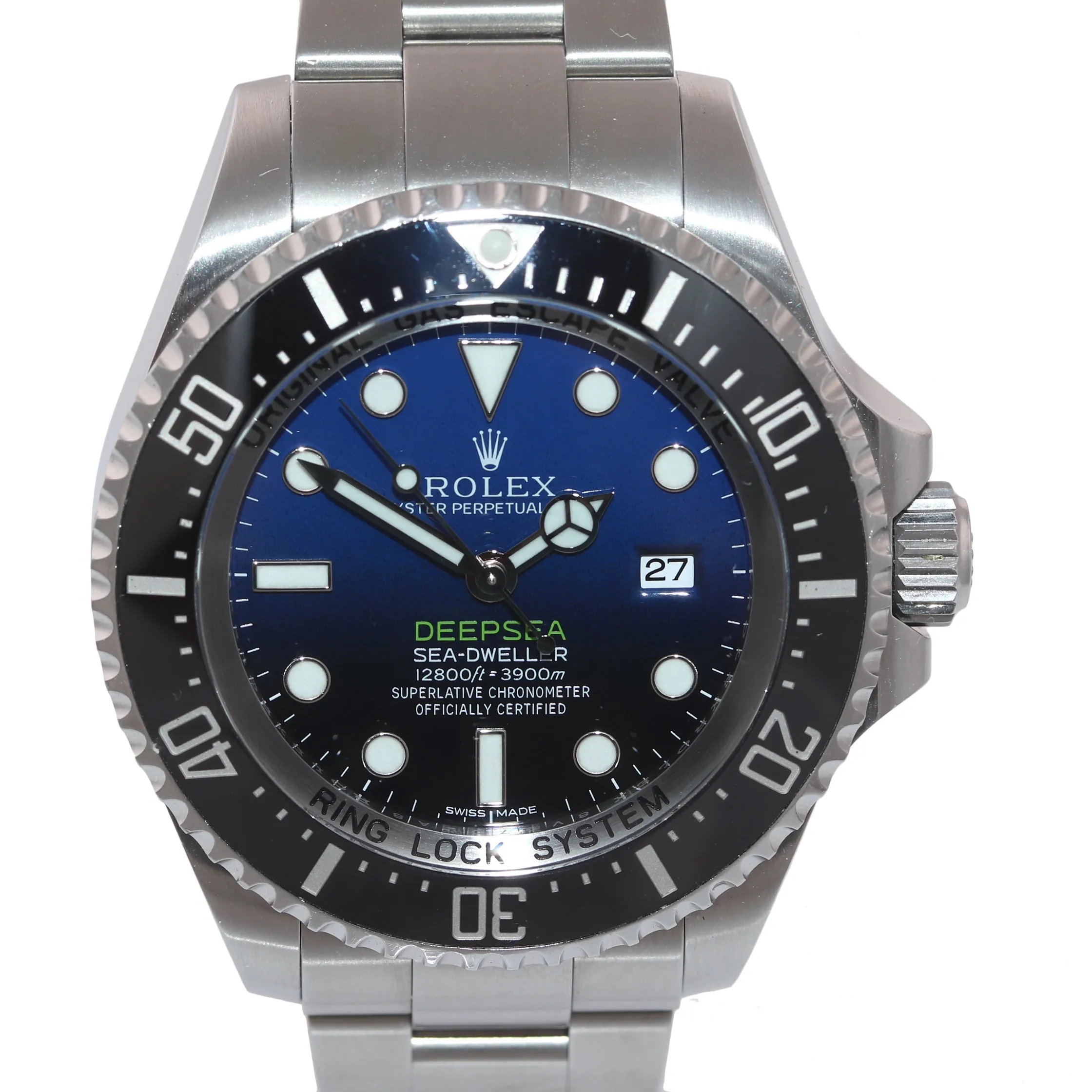 PAPERS Rolex Sea-Dweller Deepsea James Cameron Blue 116660 44mm Watch Box