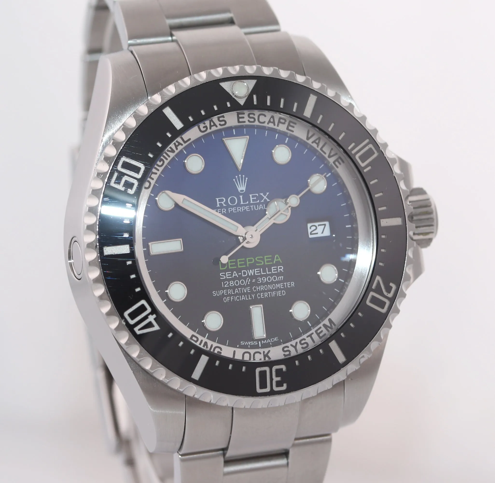 PAPERS Rolex Sea-Dweller Deepsea James Cameron Blue 116660 44mm Watch Box
