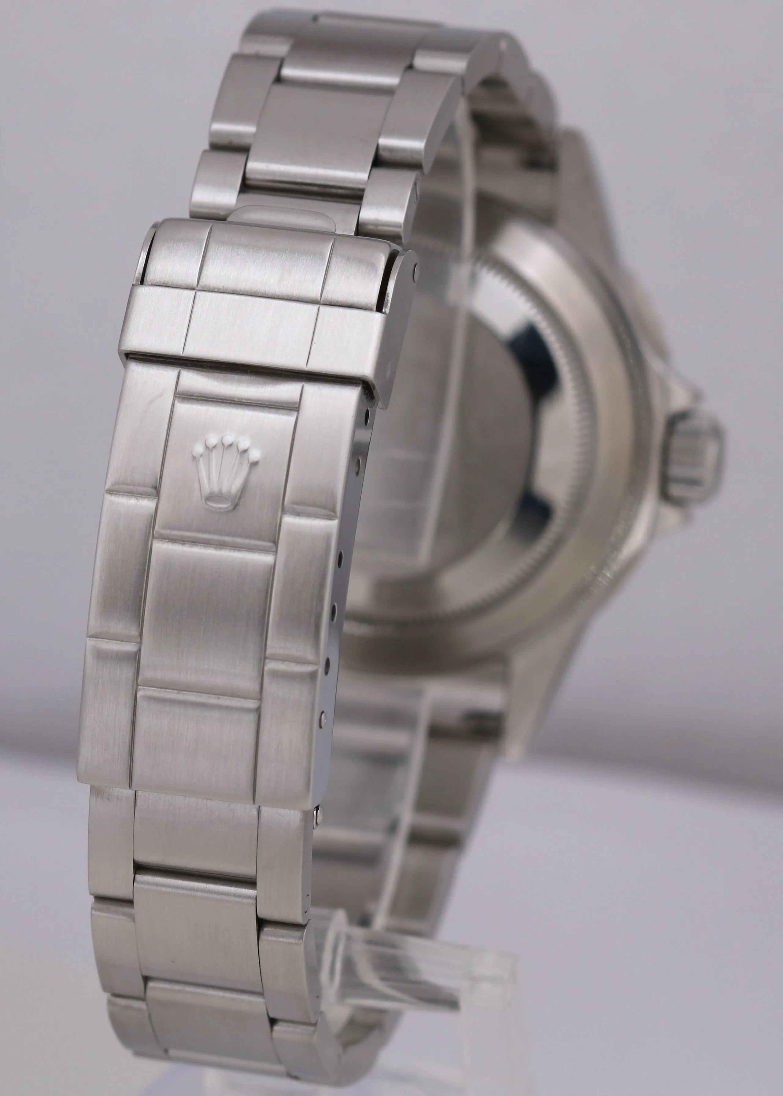 PAPERS Rolex Submariner Date Stainless Steel Black NO-HOLES 40mm 16610 Watch BOX
