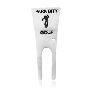 Park City Golf Divot Tool in Sterling Silver