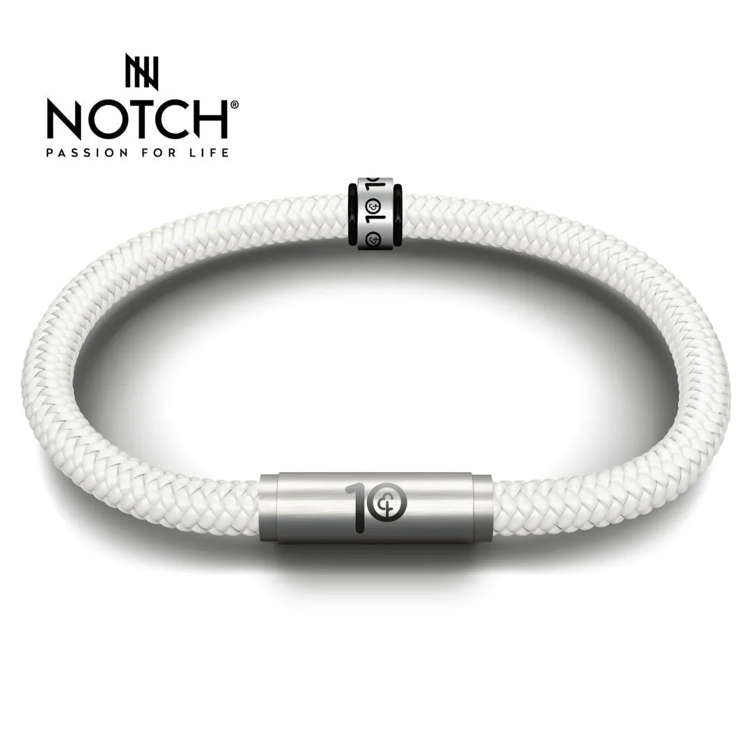 parkrun x NOTCH 10 milestone Sports Cord Bracelet