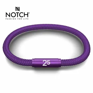 parkrun x NOTCH 25 milestone Sports Cord Bracelet
