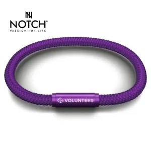 parkrun x NOTCH 25 volunteer milestone Sports Cord Bracelet