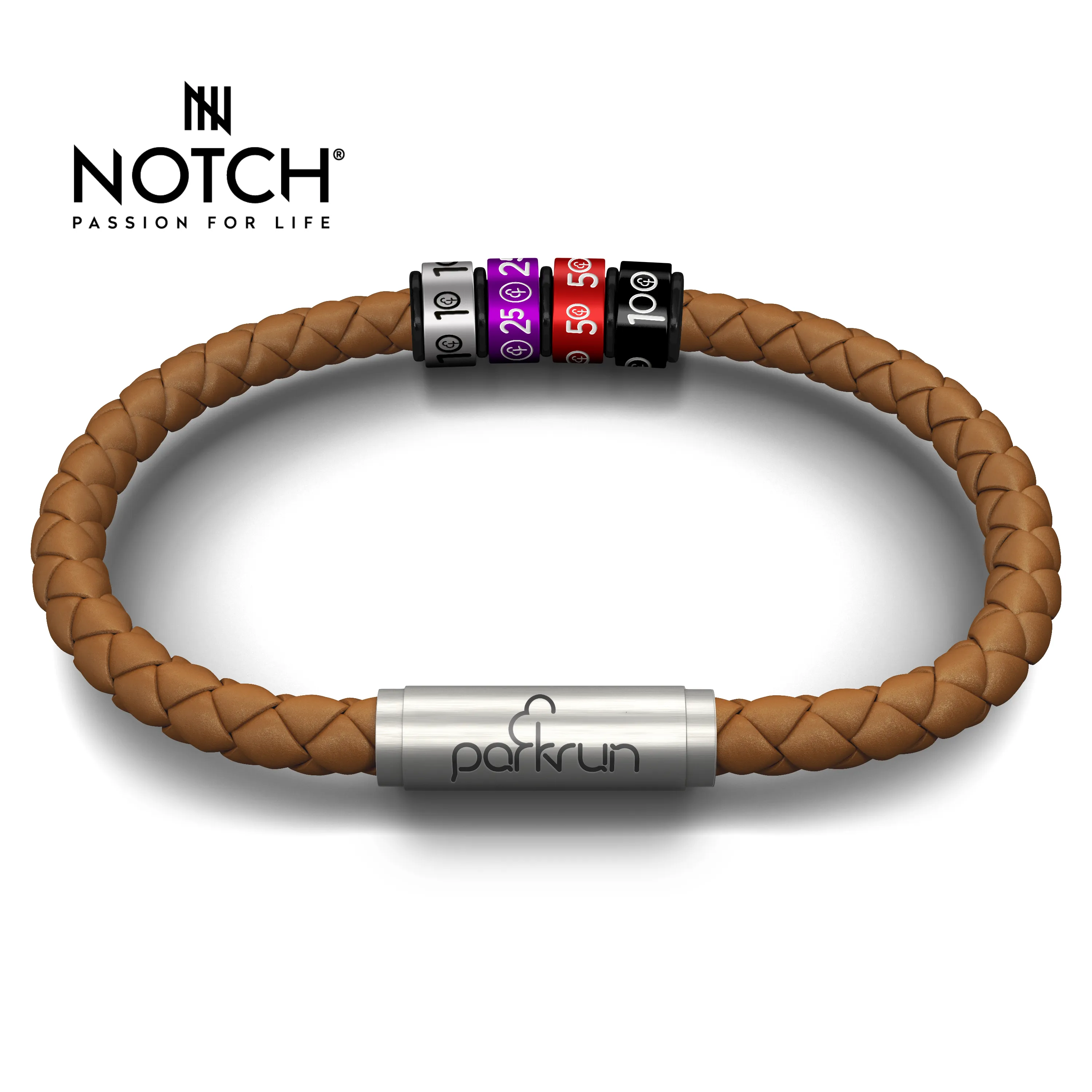 parkrun x NOTCH™ Leather Bracelet
