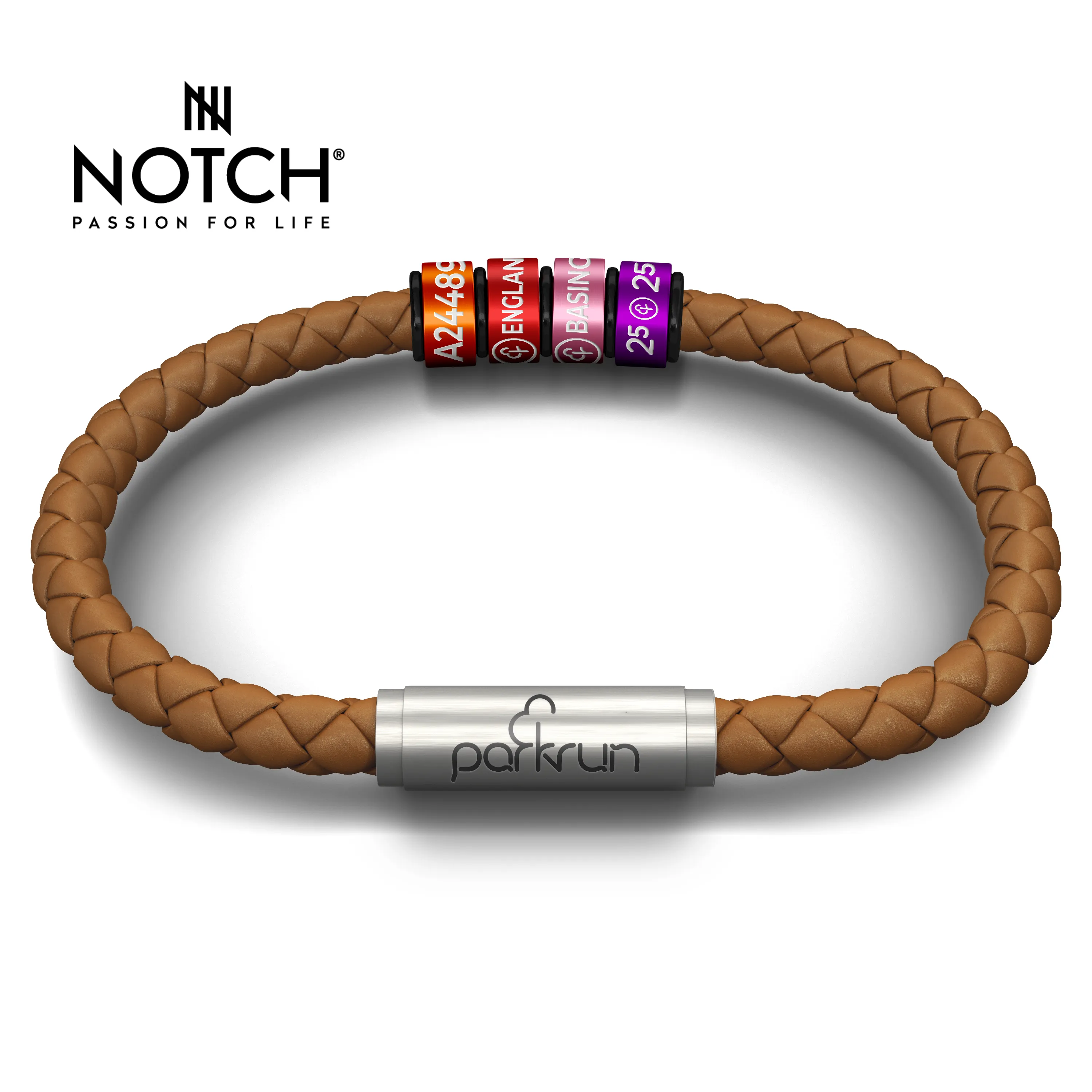 parkrun x NOTCH™ Leather Bracelet