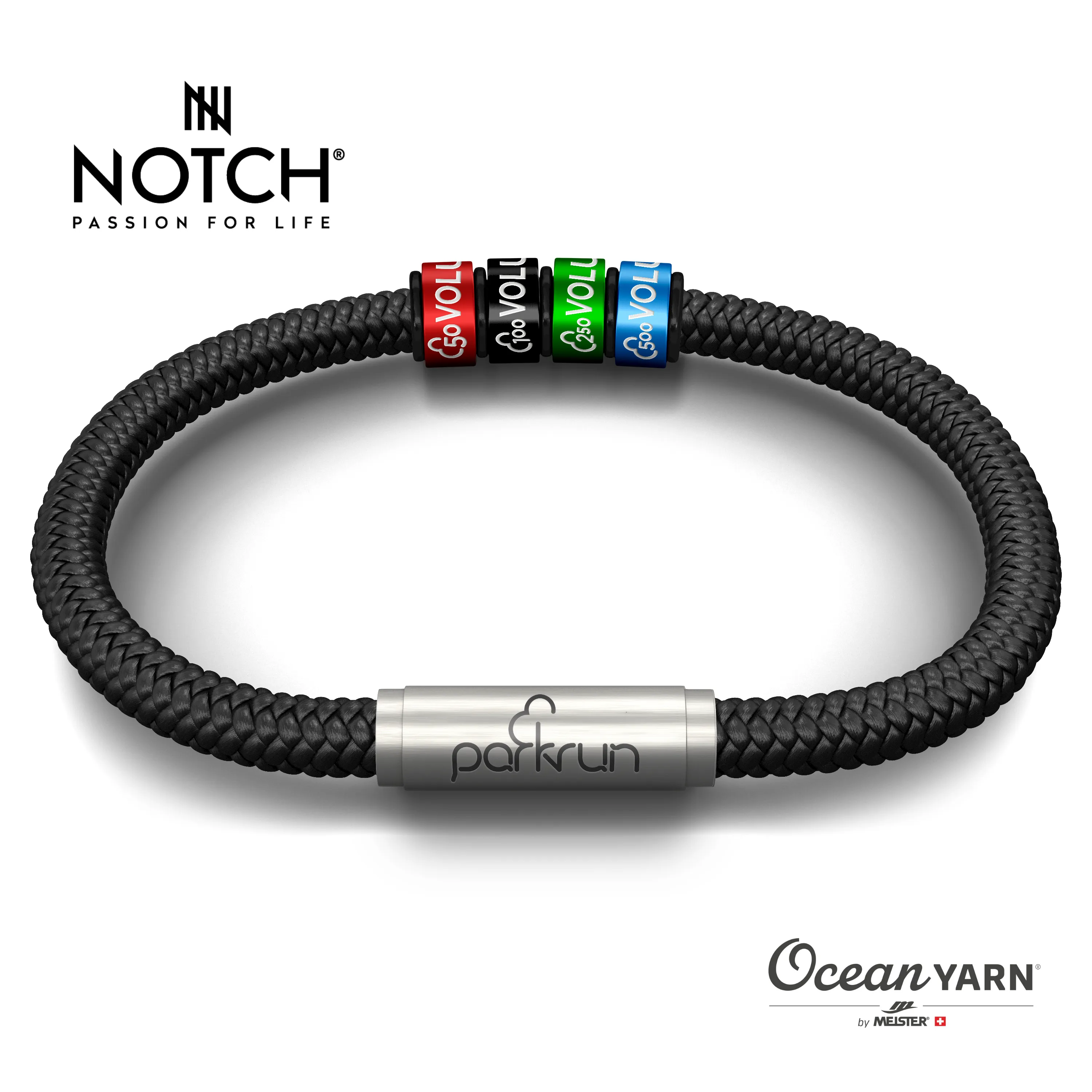 parkrun x NOTCH Ocean Yarn Bracelet