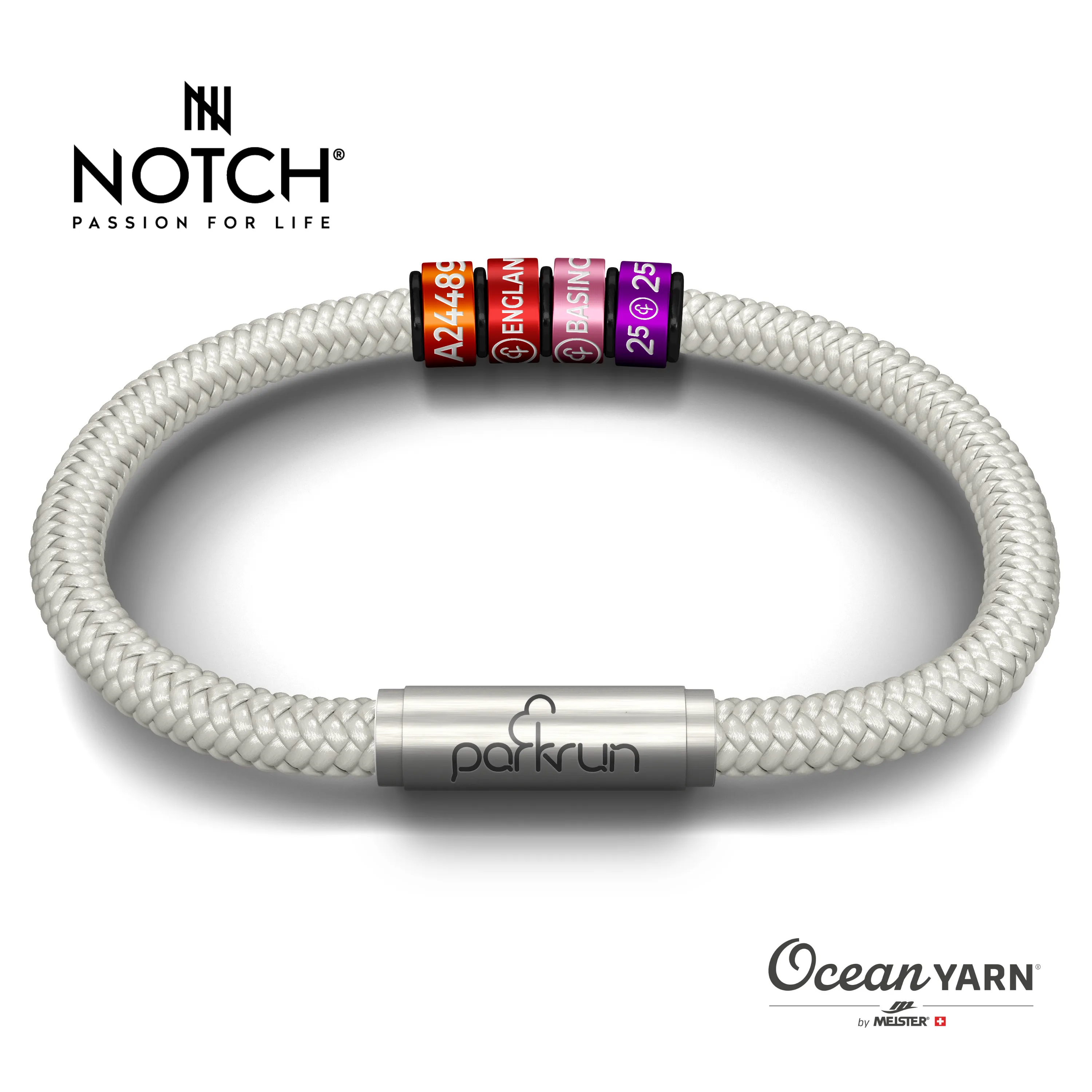 parkrun x NOTCH Ocean Yarn Bracelet