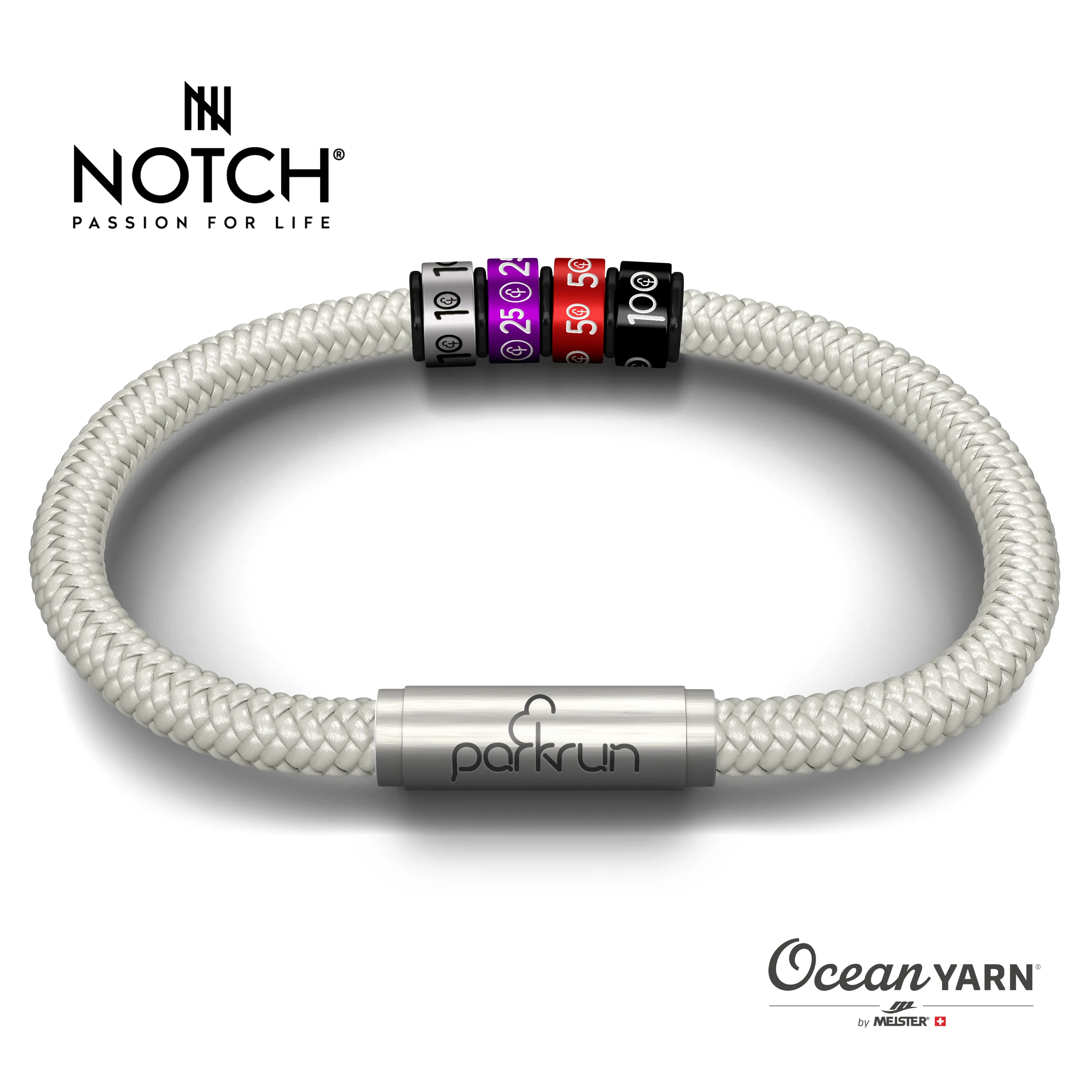 parkrun x NOTCH Ocean Yarn Bracelet