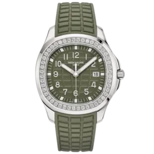 Patek Philippe Aquanaut Ref.5267/200A-011 Green Dial Diamond Bezel Stainless Steel