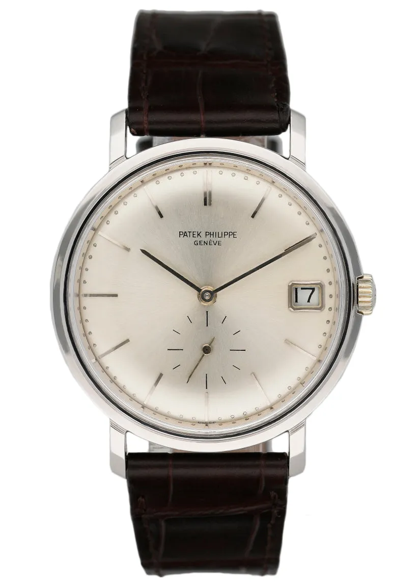 Patek Philippe Calatrava 3445G 18K White Gold Mens Watch