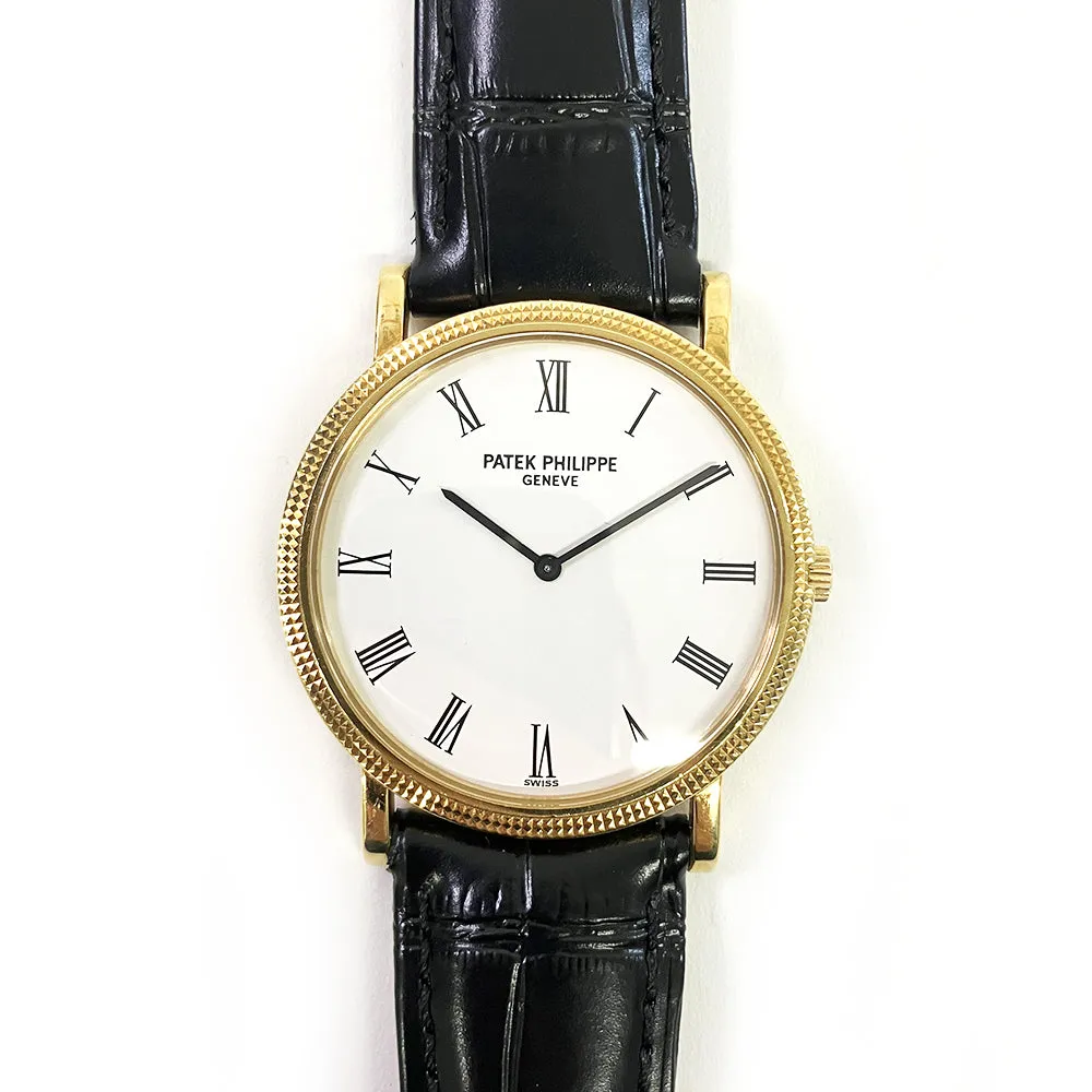 Patek Philippe Calatrava 3520DJ-001 White Roman Dial Jul 2010