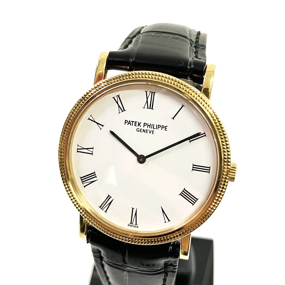 Patek Philippe Calatrava 3520DJ-001 White Roman Dial Jul 2010