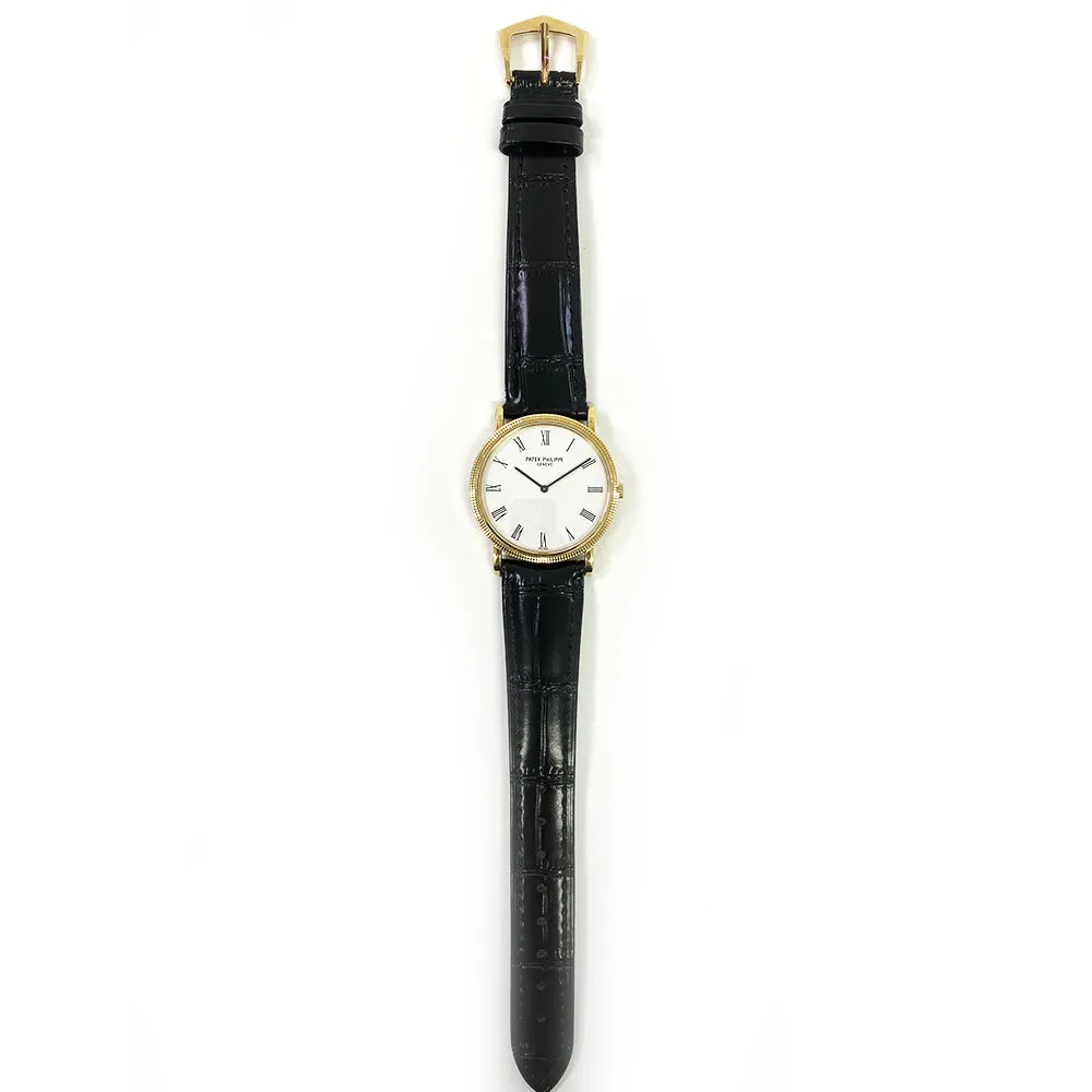 Patek Philippe Calatrava 3520DJ-001 White Roman Dial Jul 2010