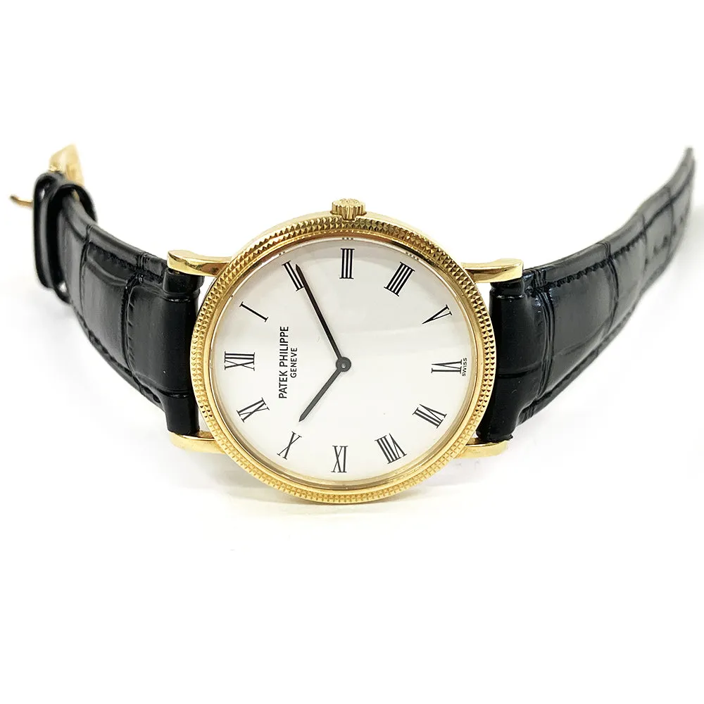 Patek Philippe Calatrava 3520DJ-001 White Roman Dial Jul 2010