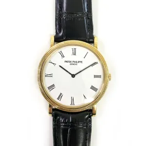 Patek Philippe Calatrava 3520DJ-001 White Roman Dial Jul 2010