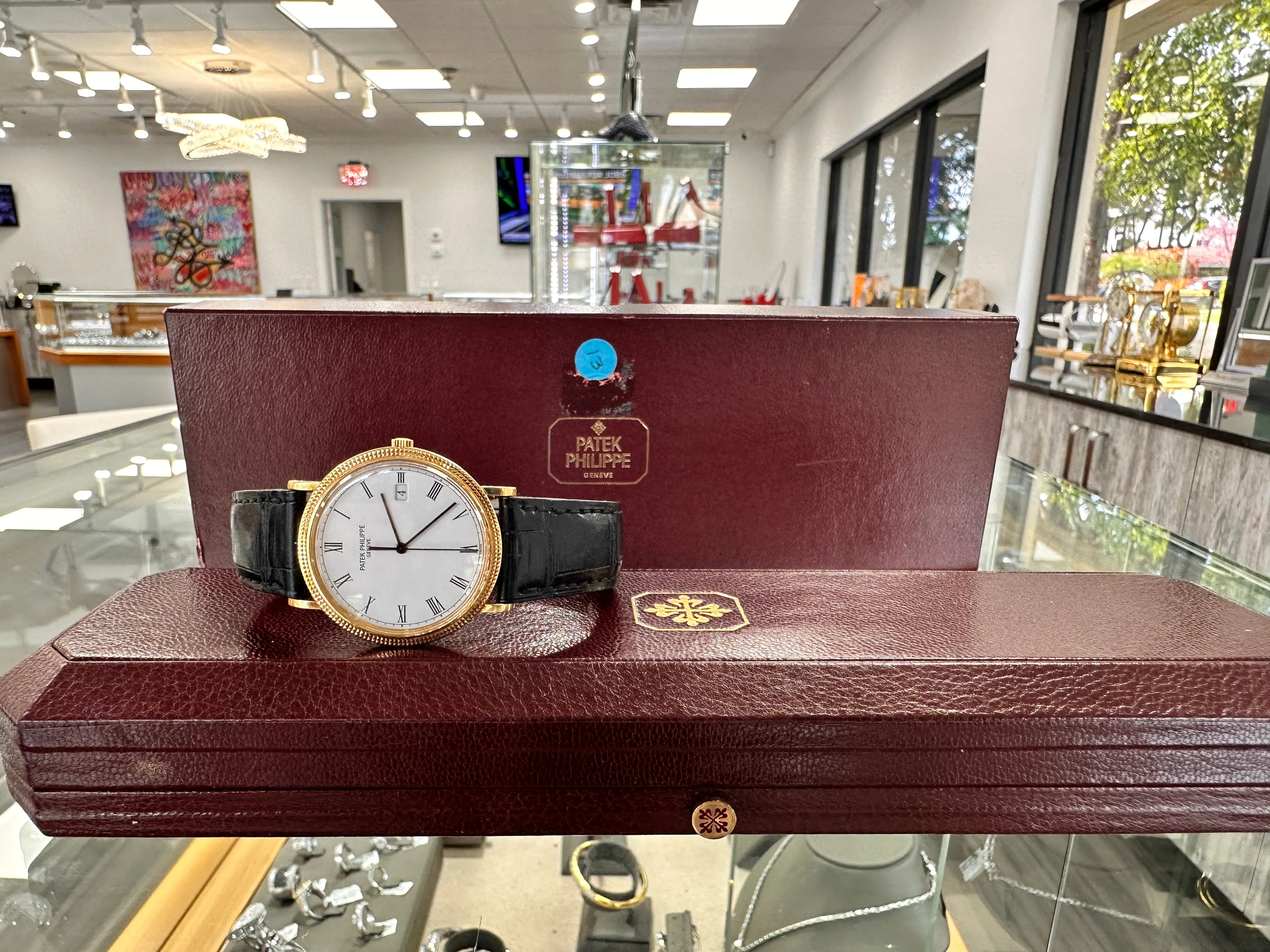 Patek Philippe Calatrava 3944J 18k Yellow Gold Vintage Mint Condition PreOwned