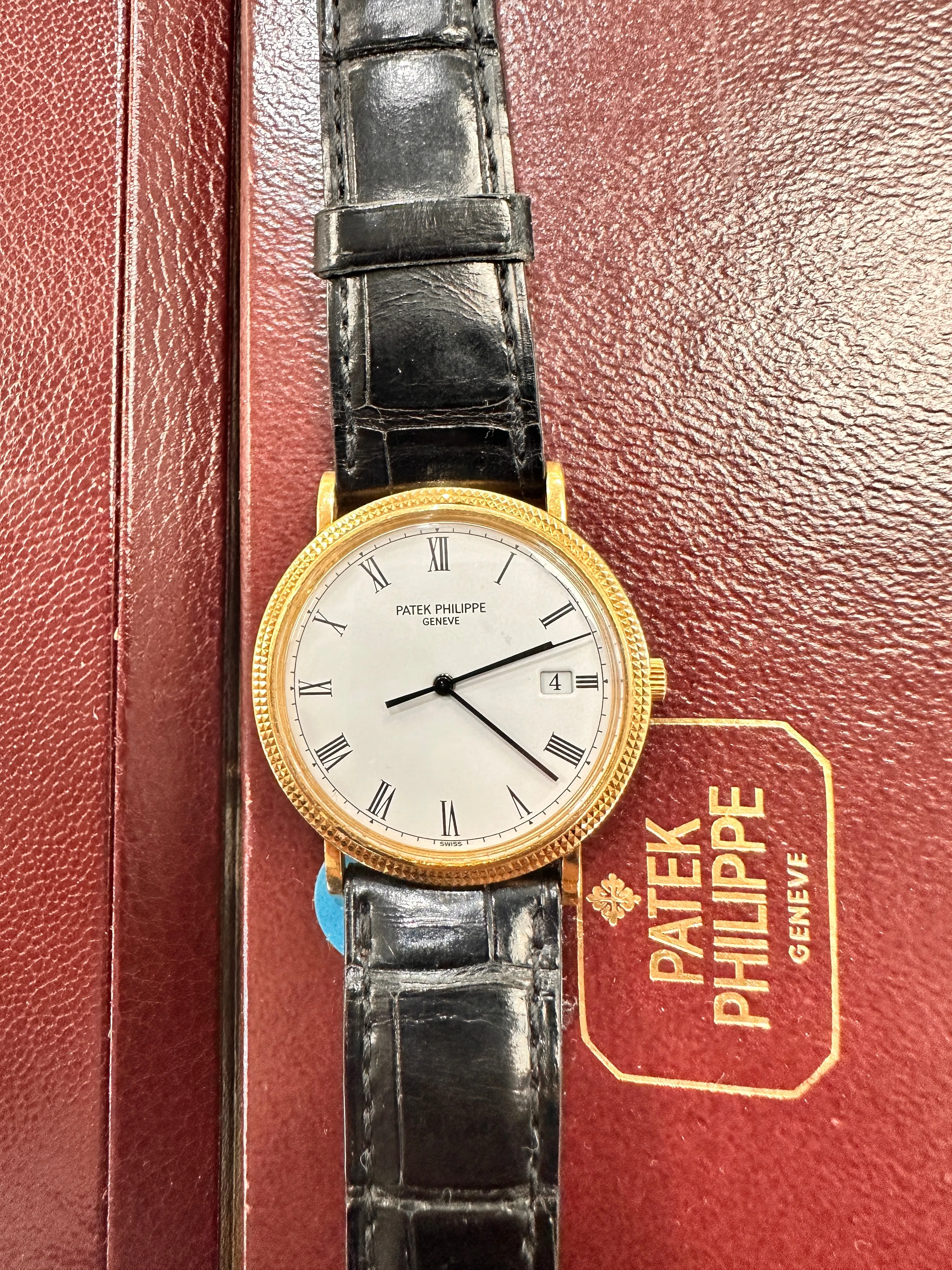 Patek Philippe Calatrava 3944J 18k Yellow Gold Vintage Mint Condition PreOwned