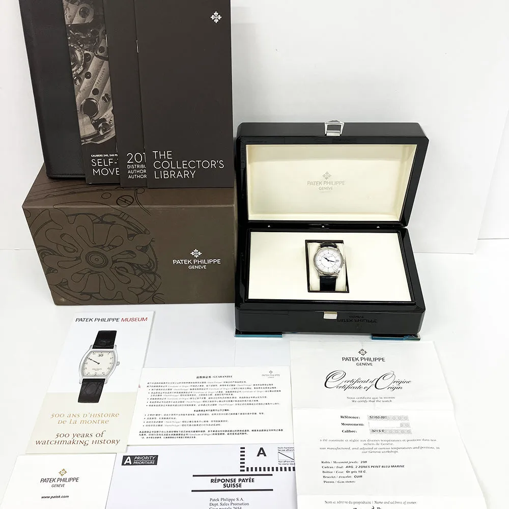 Patek Philippe Calatrava 5296G-001 Silver Dial Apr 2014