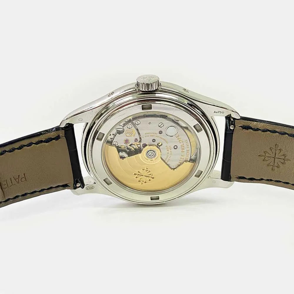 Patek Philippe Complications 5147G-001 Annual Calendar Moon Phase Blue Dial Mar 2022