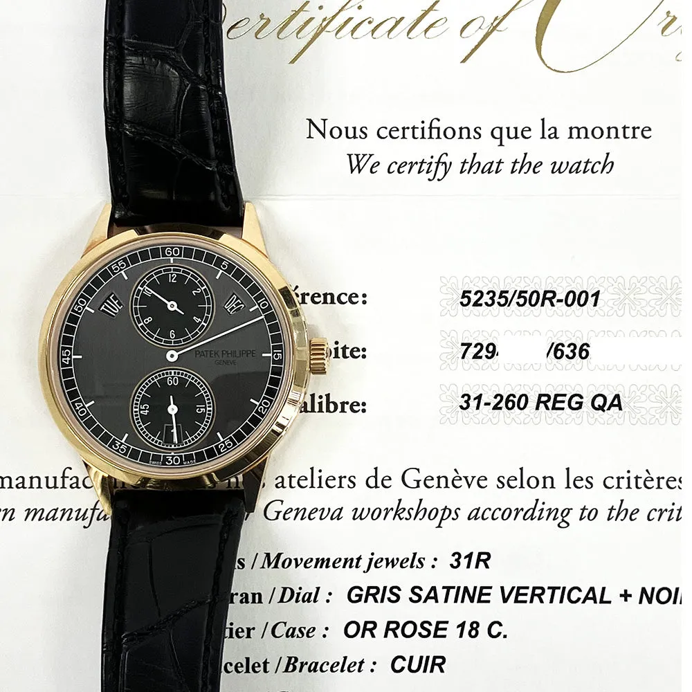 Patek Philippe Complications 5235/50R-001 Grey Dial Feb 2020