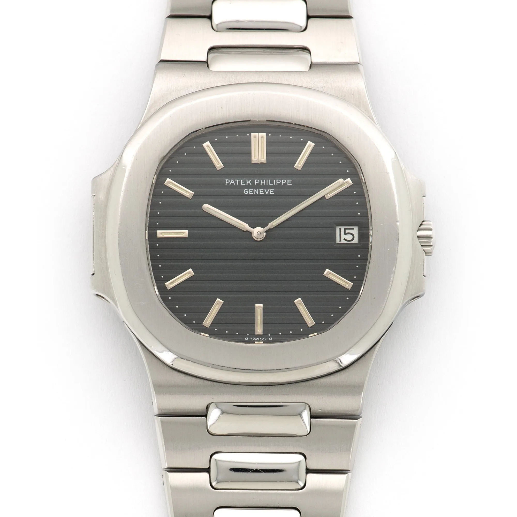 Patek Philippe Nautilus Jumbo Watch Ref. 3700 with Original Warranty