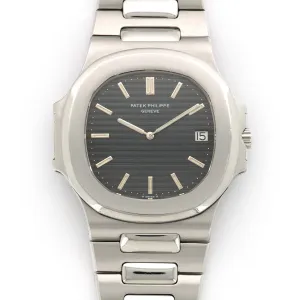 Patek Philippe Nautilus Jumbo Watch Ref. 3700 with Original Warranty