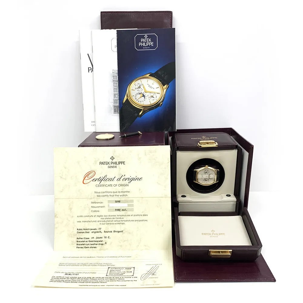 Patek Philippe Perpetual Calendar 5040J Silver Dial