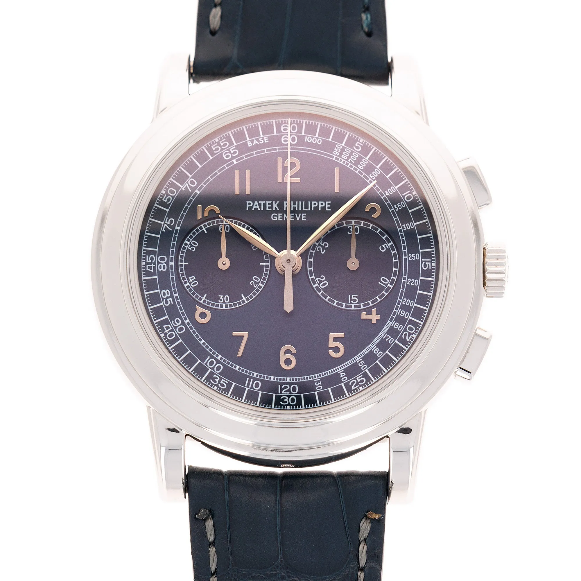Patek Philippe Platinum Chronograph Watch Ref. 5070P